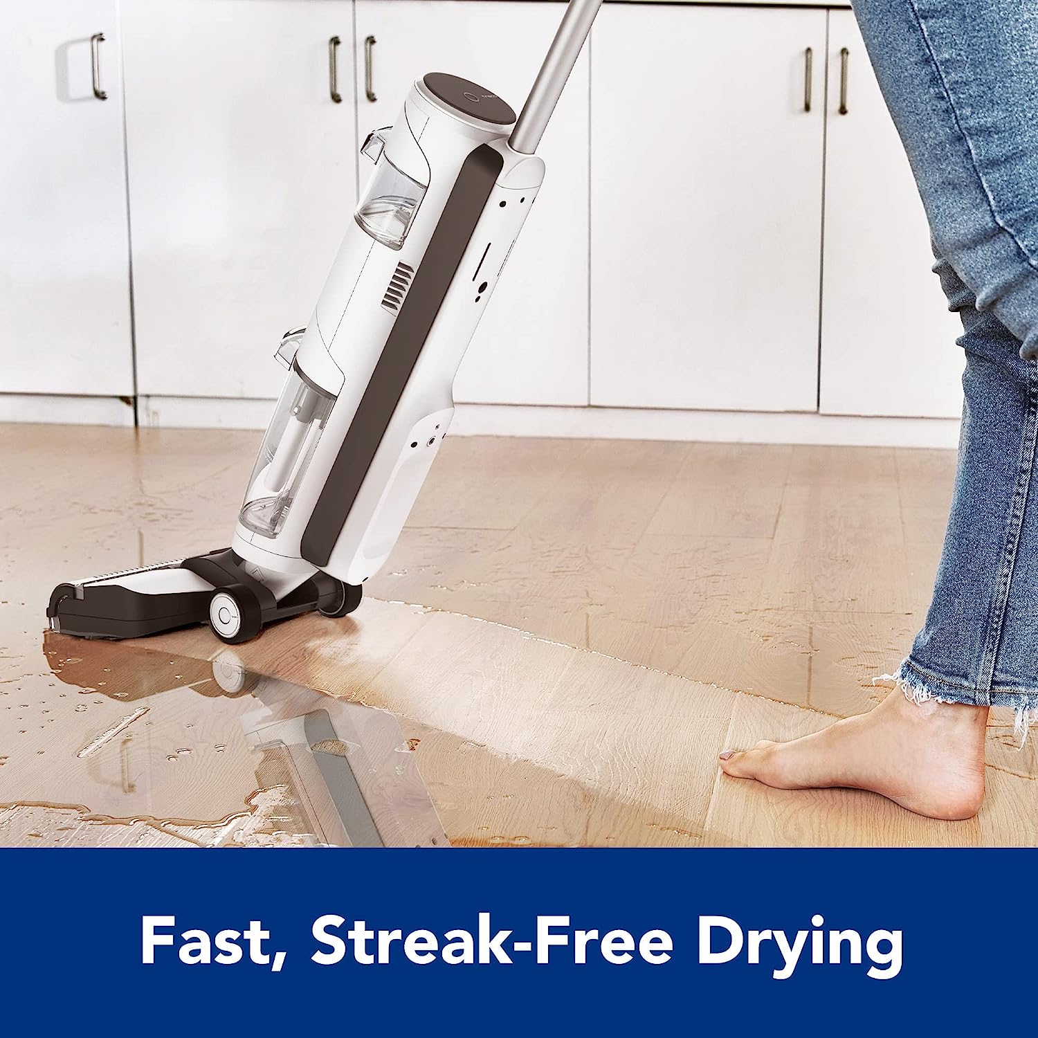 Máy Hút Bụi Lau Sàn Khô Uớt Tự Giặt Giẻ Diệt Khuẩn TINECO Floor 3 Thương Hiệu Mỹ Lực Hút 12,000 Pa Công Suất 190 W - Hàng Chính Hãng
