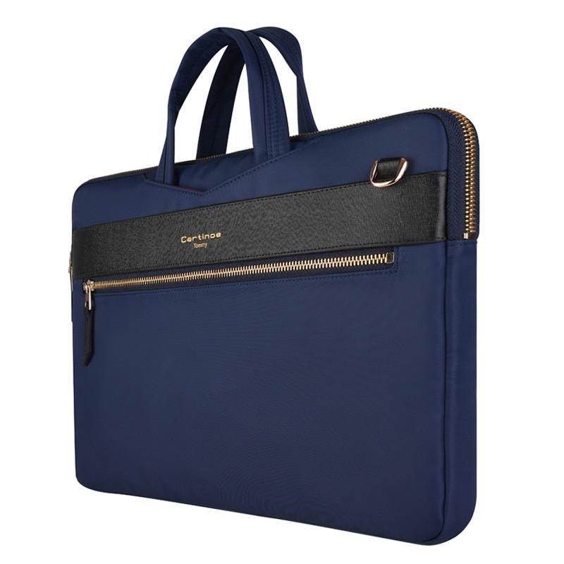 Túi xách Macbook - Laptop Cartinoe London style màu xanh từ 11.6 - 13.3inch
