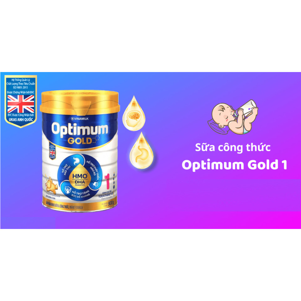 Sữa bột OPTIMUM GOLD 1 800G (CHO TRẺ TỪ 0 - 6 THÁNG TUỔI)