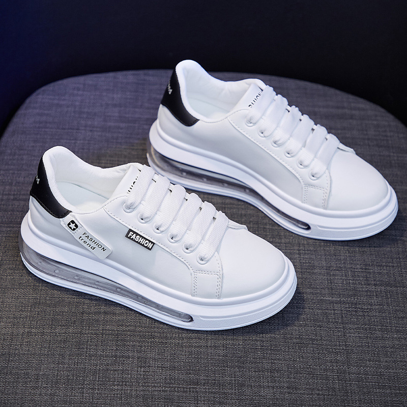 Giày sneaker nữ style Hàn Quốc hottrend 2022 đế bánh mì basic cao 4cm mới phong cách đẹp cá tính