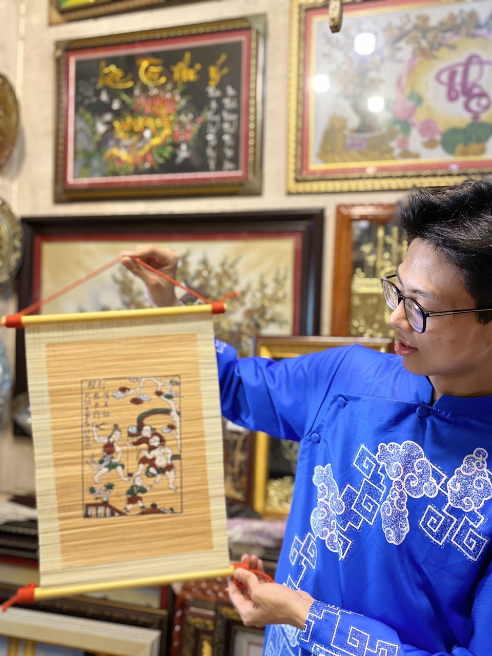 Tranh Dân Gian Đông Hồ Đánh Ghen