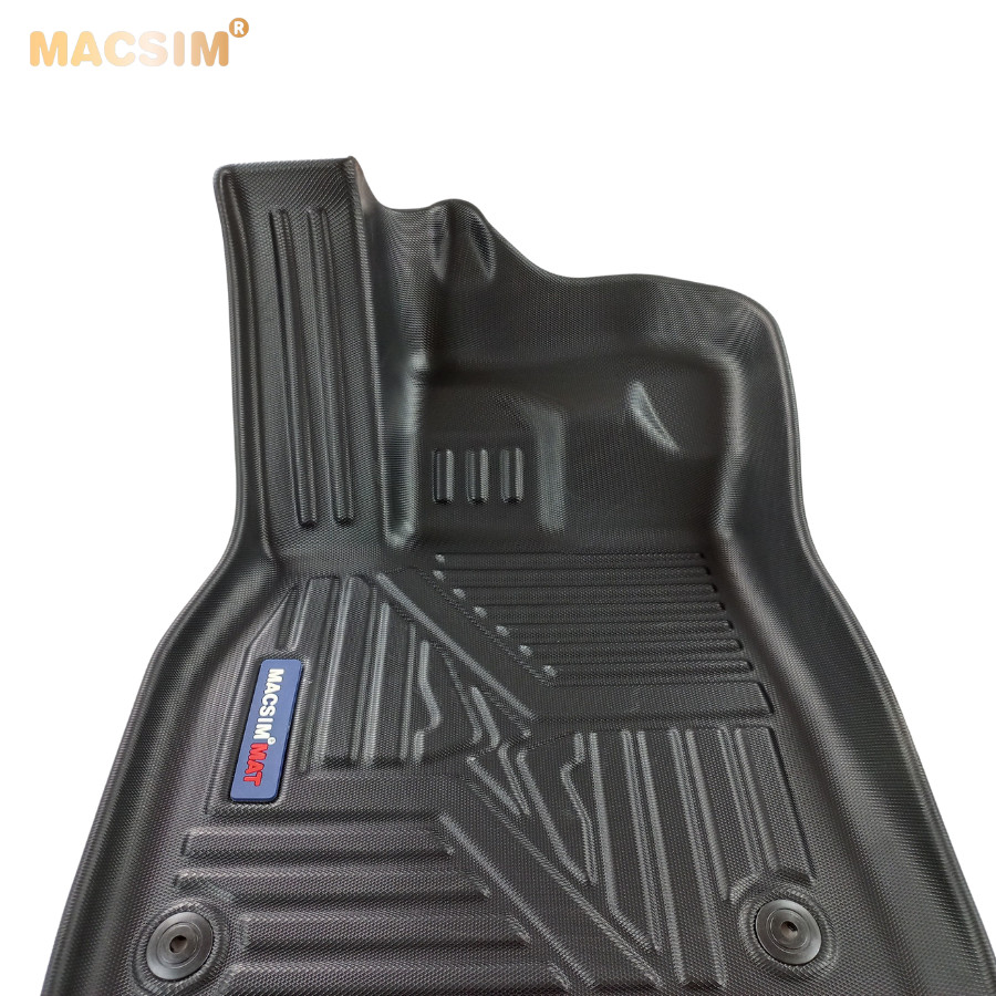 Thảm lót sàn xe ô tô Audi Q5 2018- nay nhãn hiệu Macsim TPE-màu đen