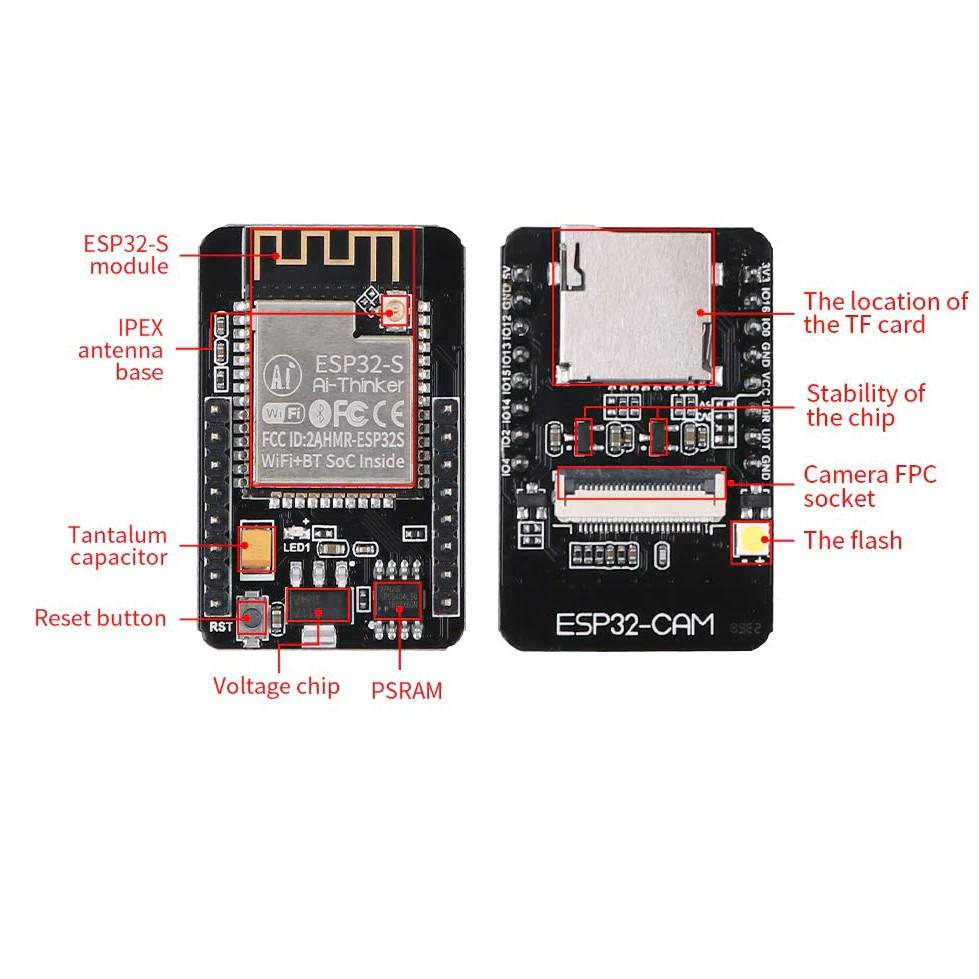 Mạch Thu Phát Wifi BLE ESP32 Camera ESP32-CAM