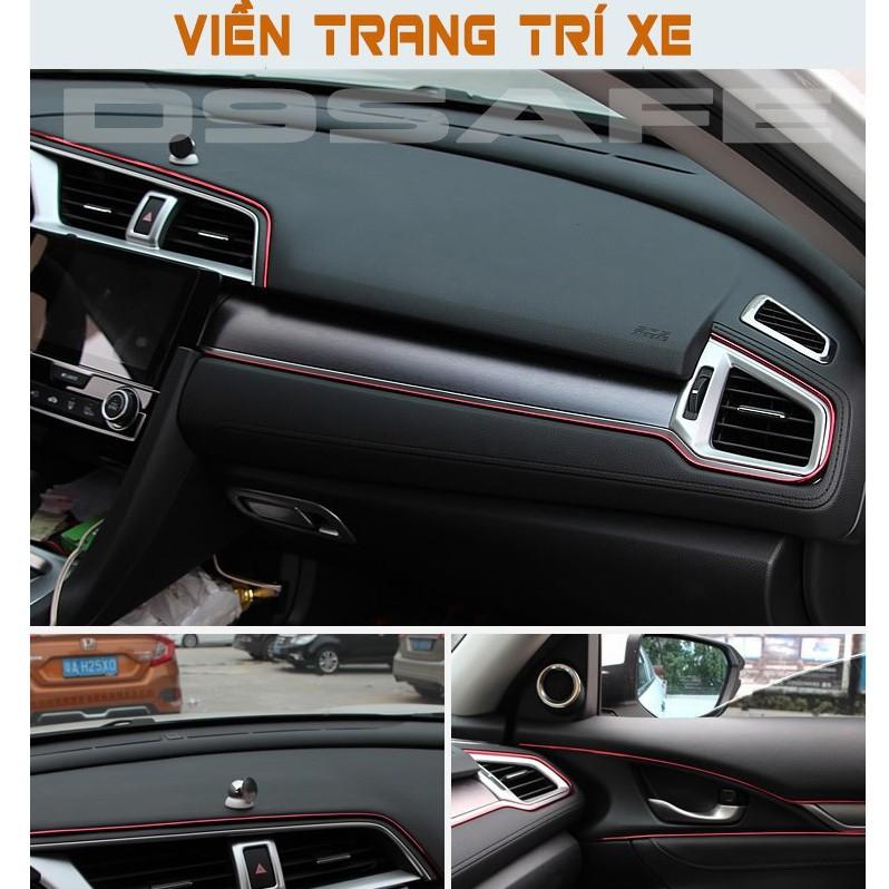VIỀN TRANG TRÍ NỘI THẤT XE HƠI 5D, 5M CÓ GỜ TẠO MA XÁT, TÔ ĐIỂM NỘI THẤT XE