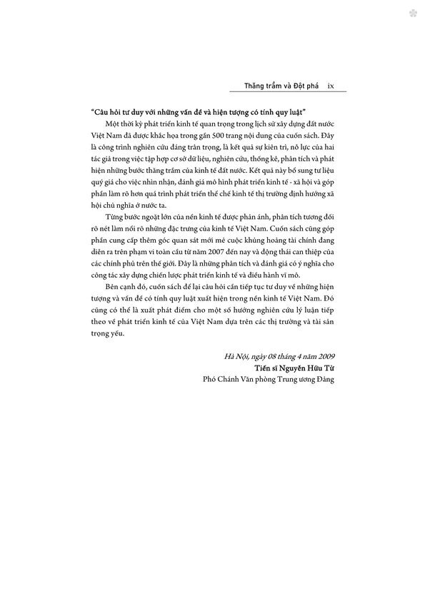 Kinh tế Việt Nam thăng trầm và đột phá ( Xuất bản lần thứ ba) - bản in 2025