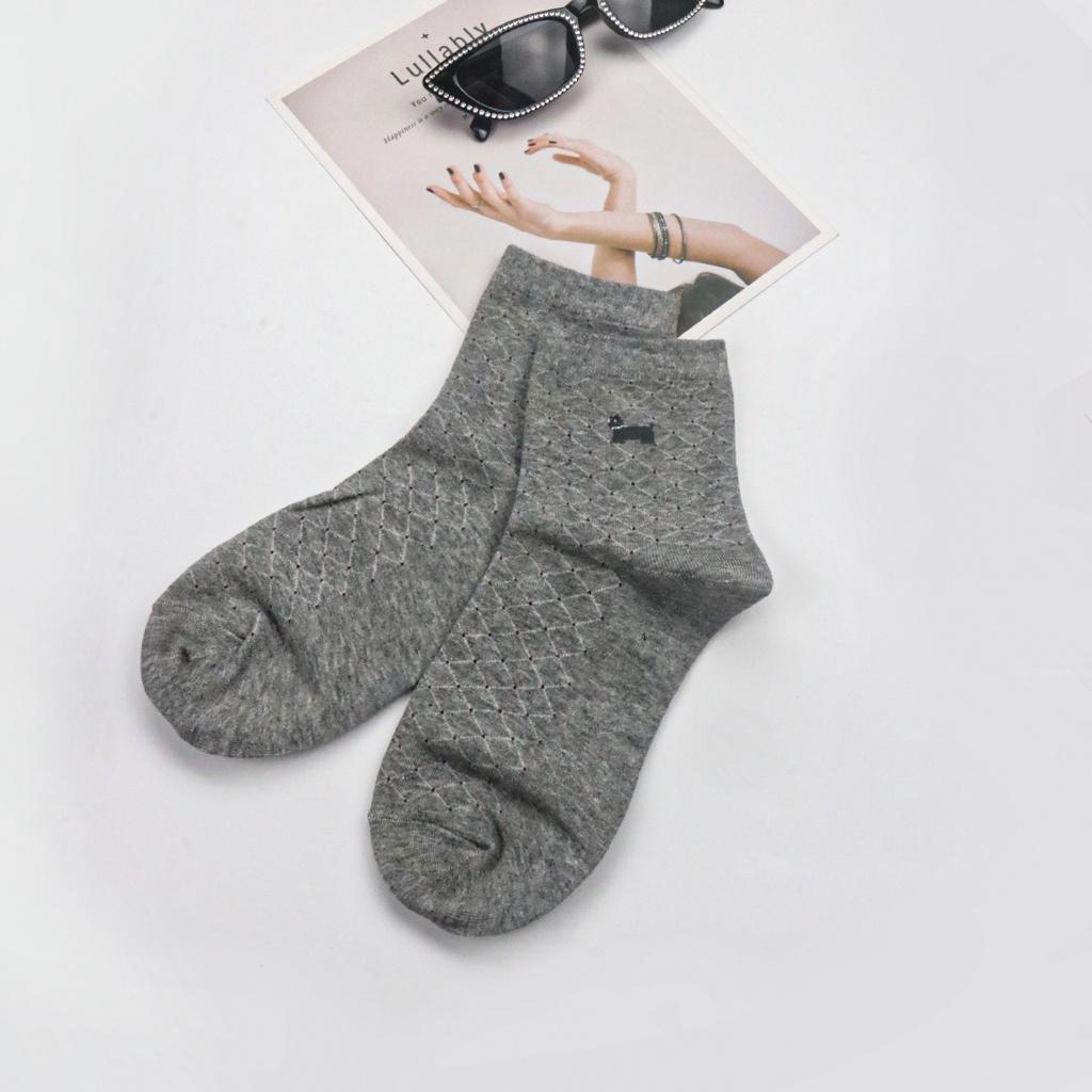 Tất nữ trung cổ LUPERI SP12 chất cotton co giãn thấm hút mồ hôi kháng khuẩn an toàn cho da