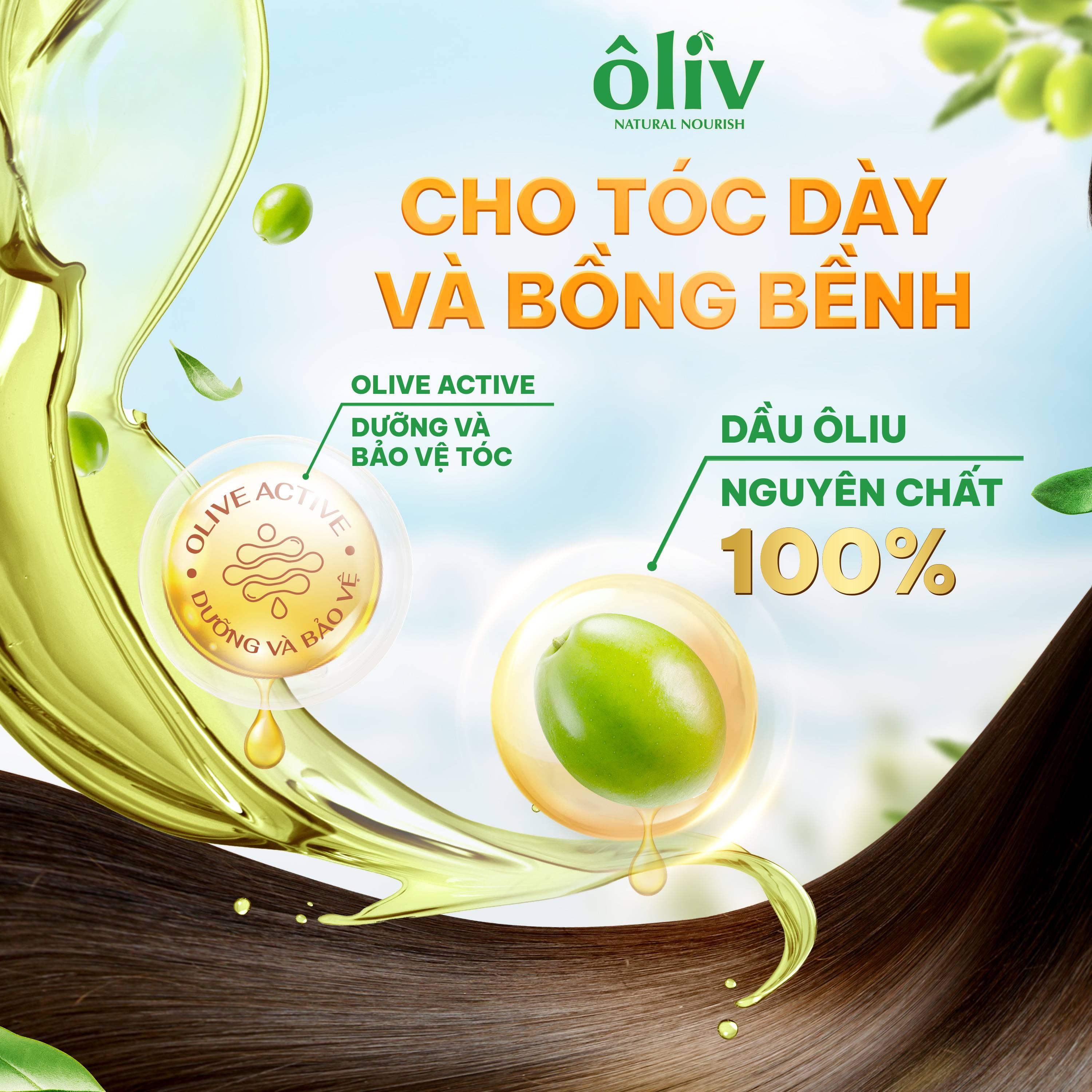 DẦU GỘI OLIV 650ML