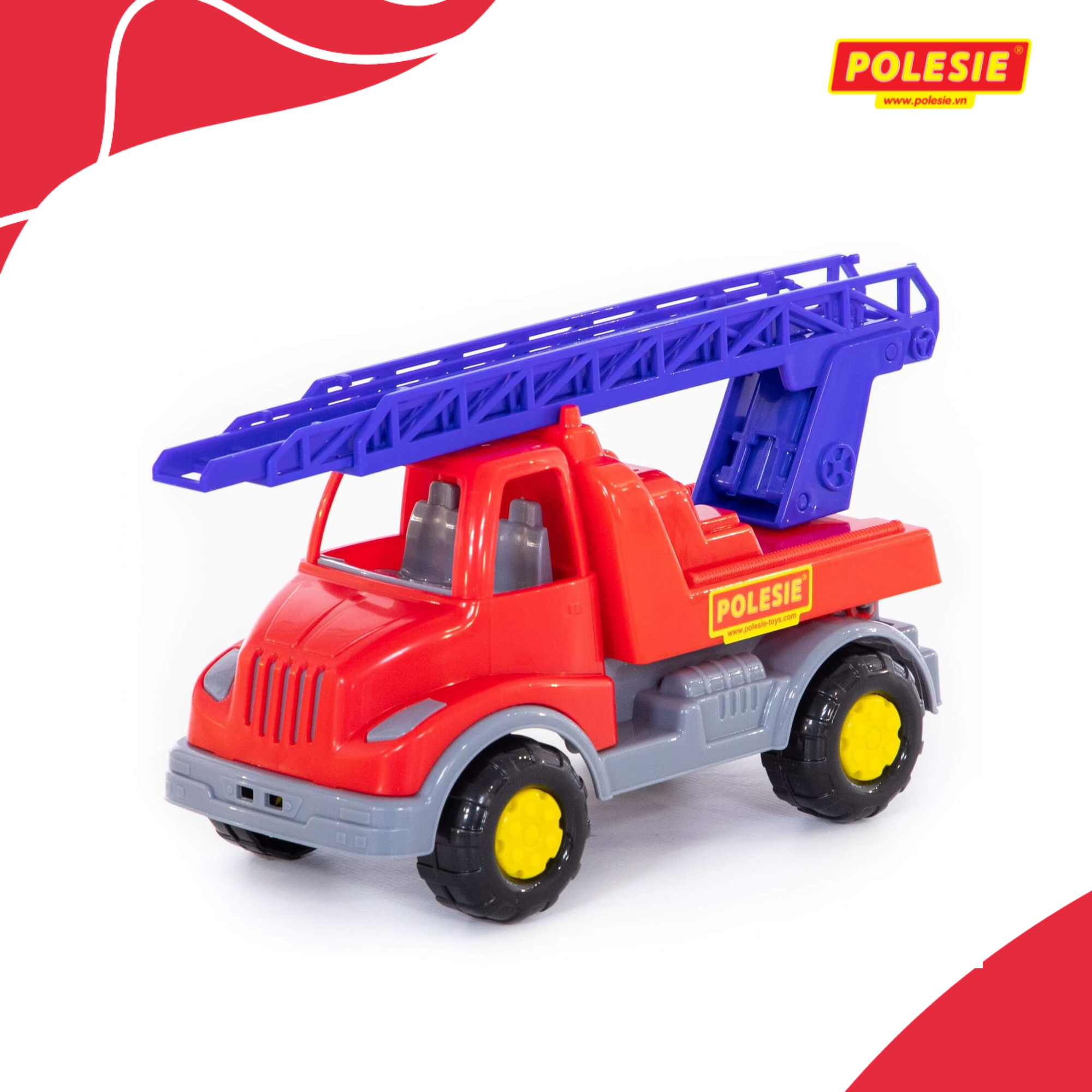 Xe cứu hỏa đồ chơi Leon – Polesie Toys