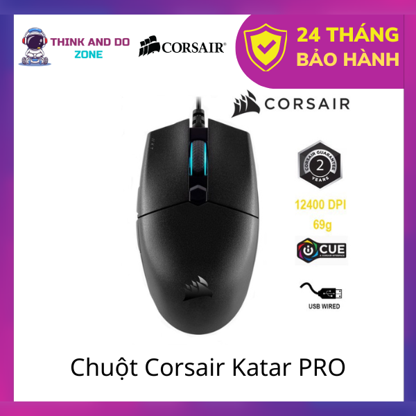 Chuột Corsair Katar PRO - PAW3327- NEW- HÀNG CHÍNH HÃNG