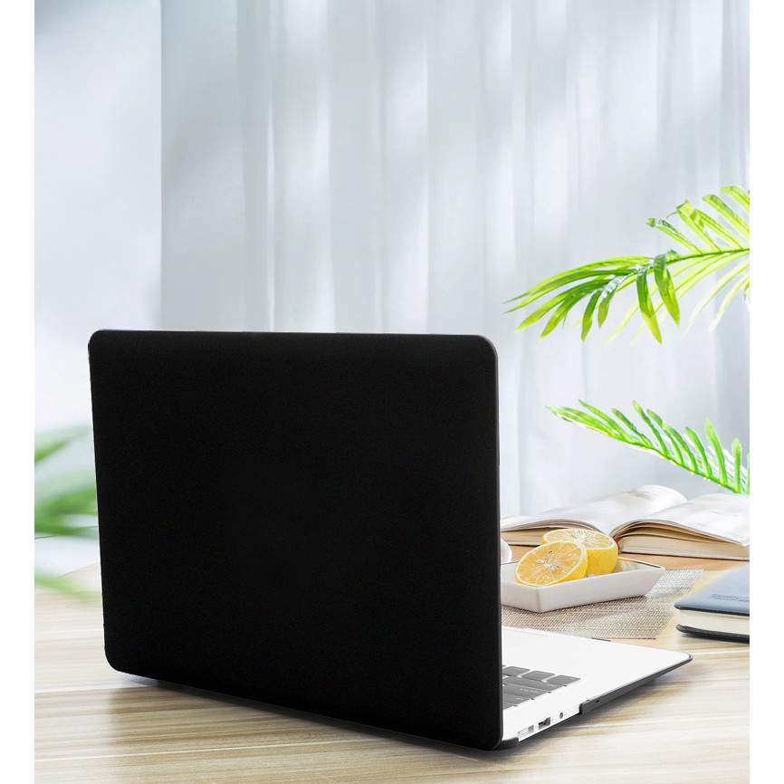 Ốp lưng bảo vệ màu Đen dành cho Macbook Air 13'' không hở táo