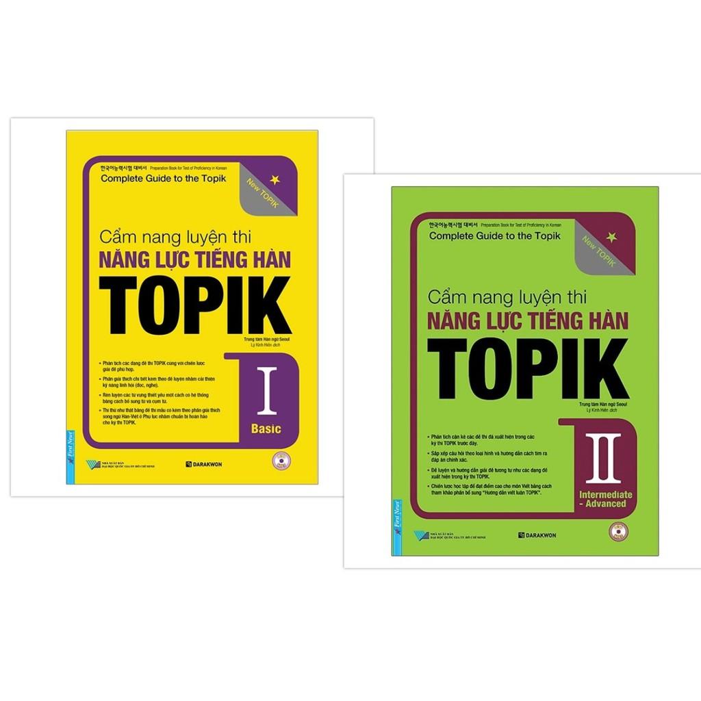 Sách - Combo Cẩm Nang Luyện Thi Năng Lực Tiếng Hàn TOPIK + CD - First News
