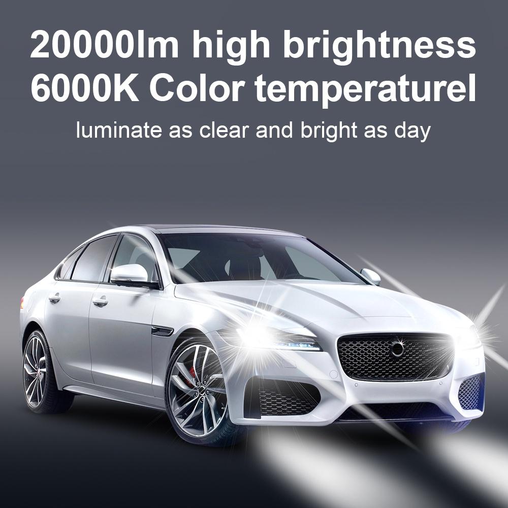 Đèn pha LED H4 H11 20000LM siêu sáng 6000K cho xe hơi