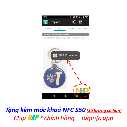 Mô đun RFID-MFRC-522 đời 2 - NFC-MFRC-522 module version 2