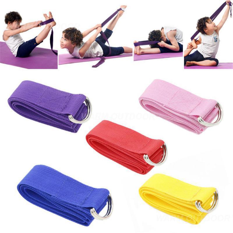Yoga dây đeo kháng tập thể dục tập thể dục Yoga Dây đeo kéo dài yoga thể thao Yoga Dây đeo điều chỉnh thể lực linh hoạt điều chỉnh Color: red