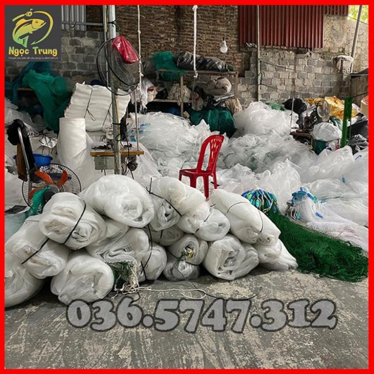 XẢ KHO Lưới Vét Tôm,Tép, Cá Giống chiều cao 2m dài 10m túi 5m mắt lưới 3li. Lưới Kéo Cá A TRUNG
