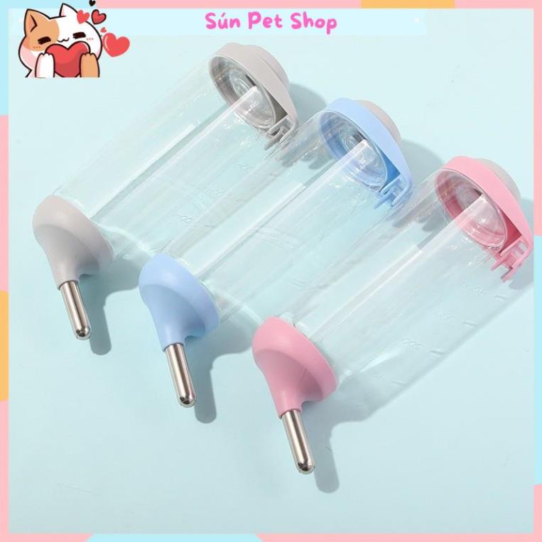 Bình nước tự động gắn chuồng cho thú cưng 500ml