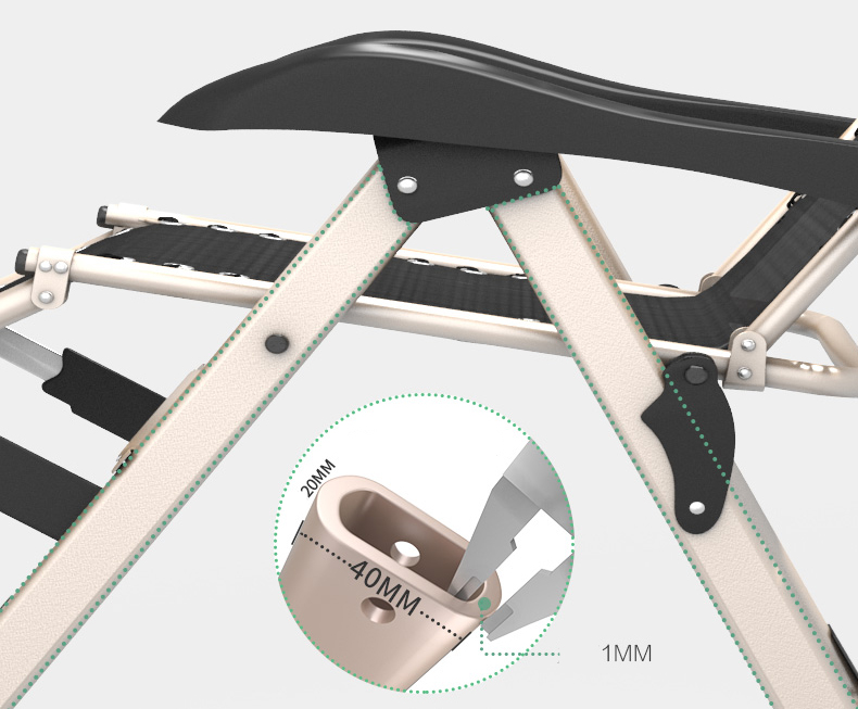 Ghế gấp mở rộng 2 chân có thể nằm CT-F02 nt112