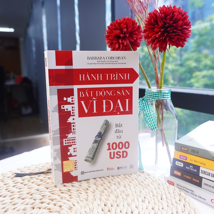Sách Hành Trình Bất Động Sản Vĩ Đại Bắt Đầu Từ 1000 USD - Sách Học Đầu Tư Hay
