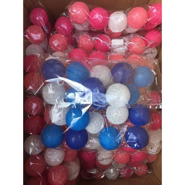 PVN9551 Bộ dây đèn 20 bóng led nháy trang trí hình quả bóng T2