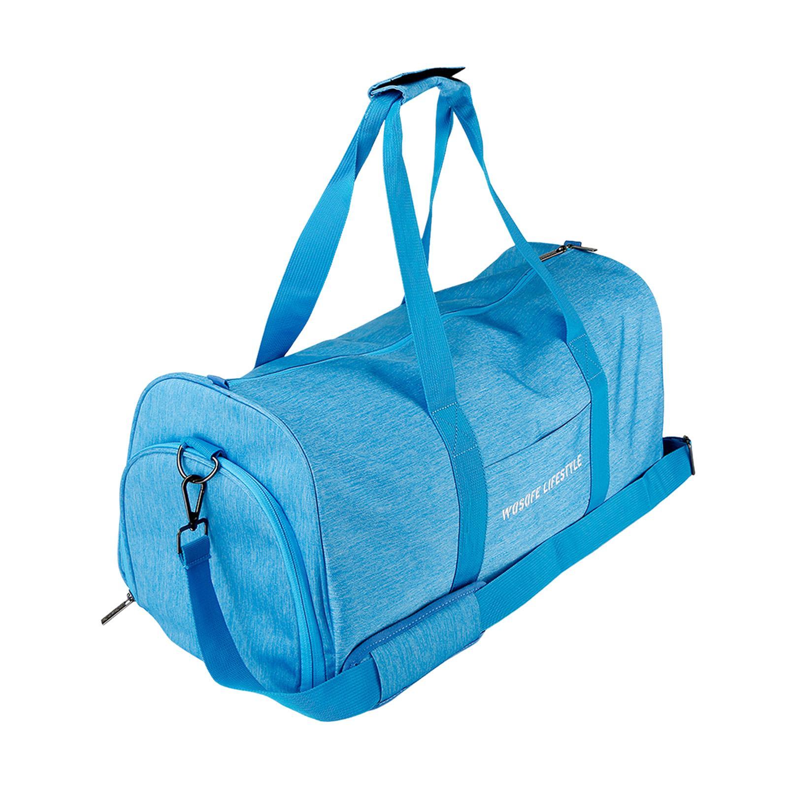 Gym Sport Bag Nylon Travel Duffel Bag for Tennis Outdoor Activities Exercise