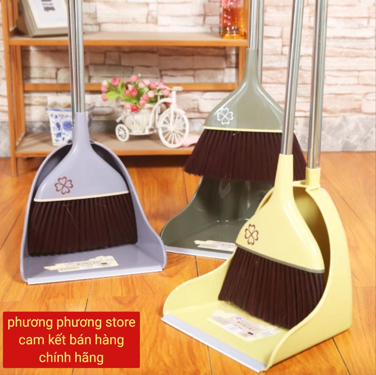 Bộ chổi quét nhà kèm hót rác cao cấp 2 in 1