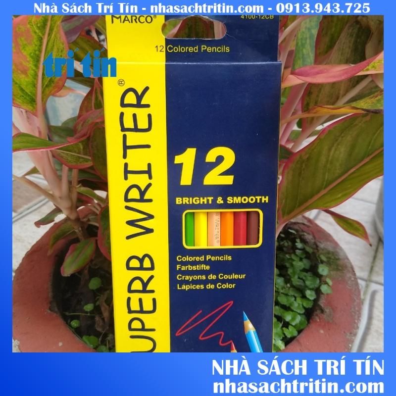 Bút Chì màu 4100 Marco Superb Writer ( 12 / 24 / 36 màu ) hộp giấy