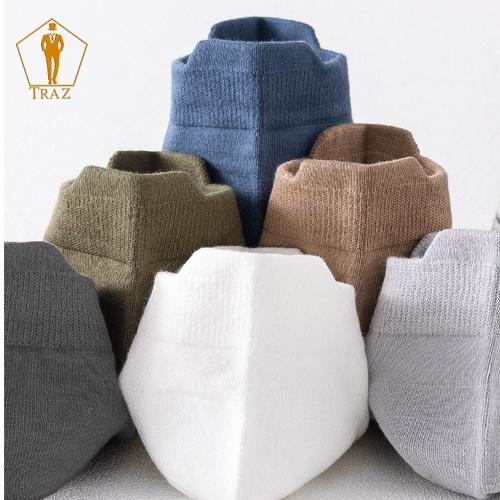 Tất cổ cao nữ nam TRAZ trơn chất vải mềm dày thoáng khỉ vớ nữ nam cổ cao Unisex phong cách Hàn Quốc