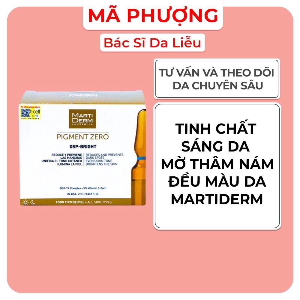 (ỐNG LẺ) MARTIDERM PIGZERO DSP BRIGHT Ampoule dưỡng sáng đều màu da ( LẺ 1 ỐNG )