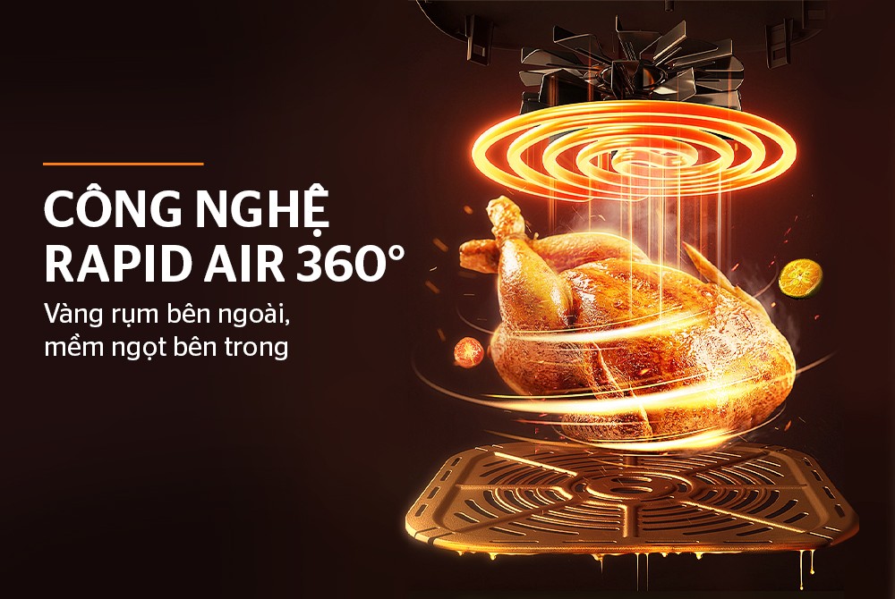 [Hàng chính hãng] Nồi chiên không dầu 5L Sunhouse SHD4021