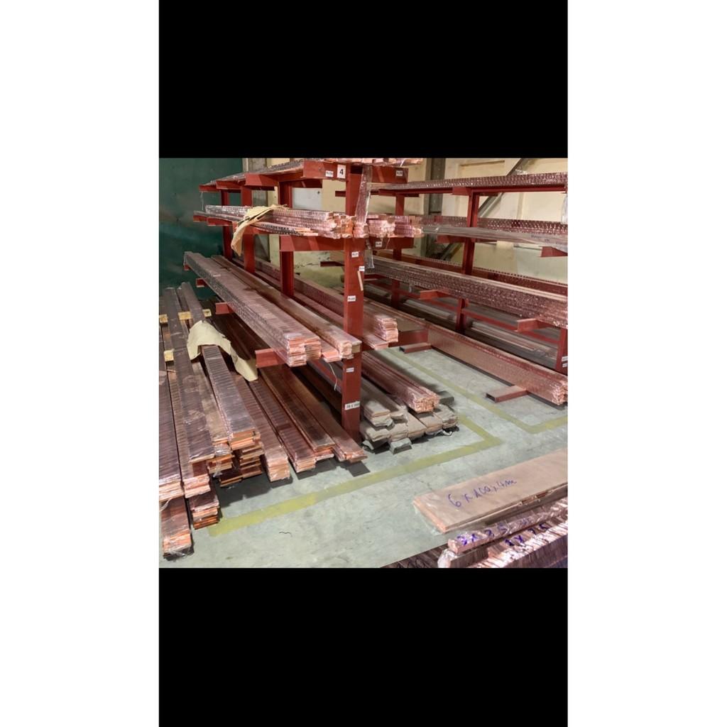 Đồng thanh cái đỏ  20x5mm dài 1m