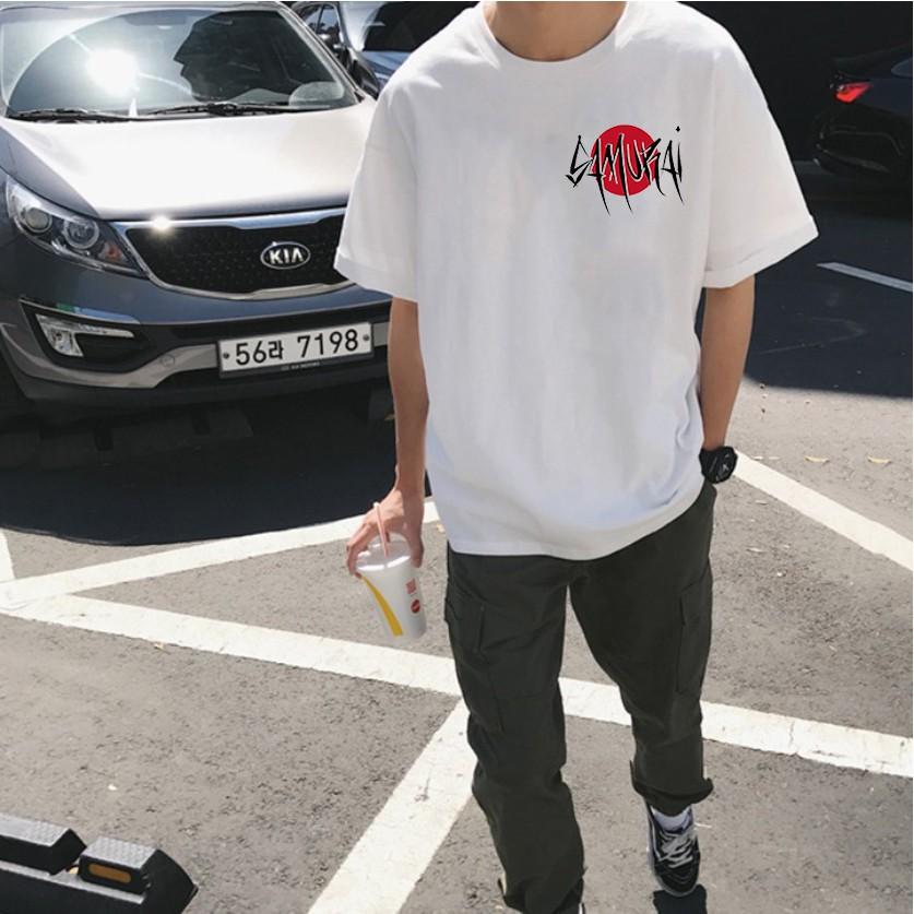 Áo thun unisex form rộng phong cách Nhật Bản đẹp độc lạ vải dày mịn 2019T1630