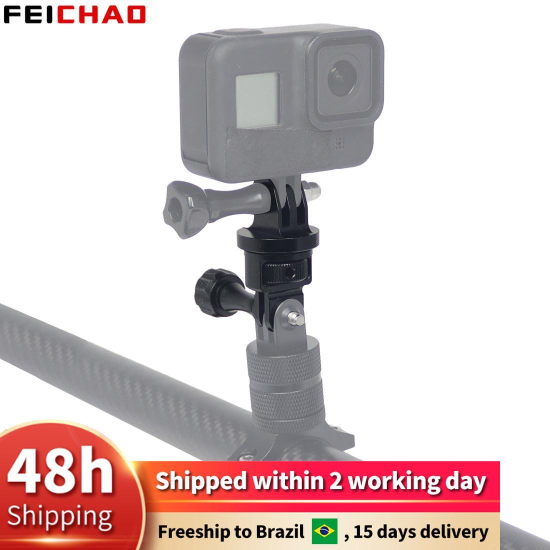 1/4 Bộ chuyển đổi bộ chuyển đổi ba chân vít cho mũ bảo hiểm xe đạp ba lô monopod gắn kết cho GoPro Hero 10 9 8 7 6 5 Insta360 Camera hành động