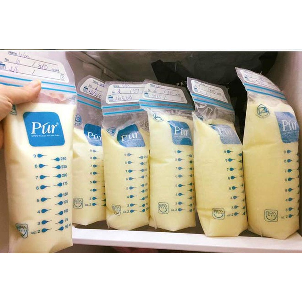 Hộp túi trữ sữa Pur cho mẹ (6204)