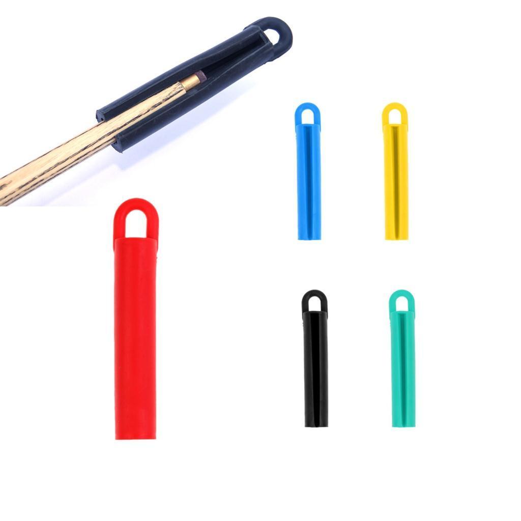 6xProfessional Pool Snooker Billiard Cue Tip Rubber Hang Clamp Holder Blue