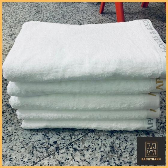 Khăn tắm body Cotton xuất dư (Combo 5 khăn) Kích thước 70x140cm nặng 540g