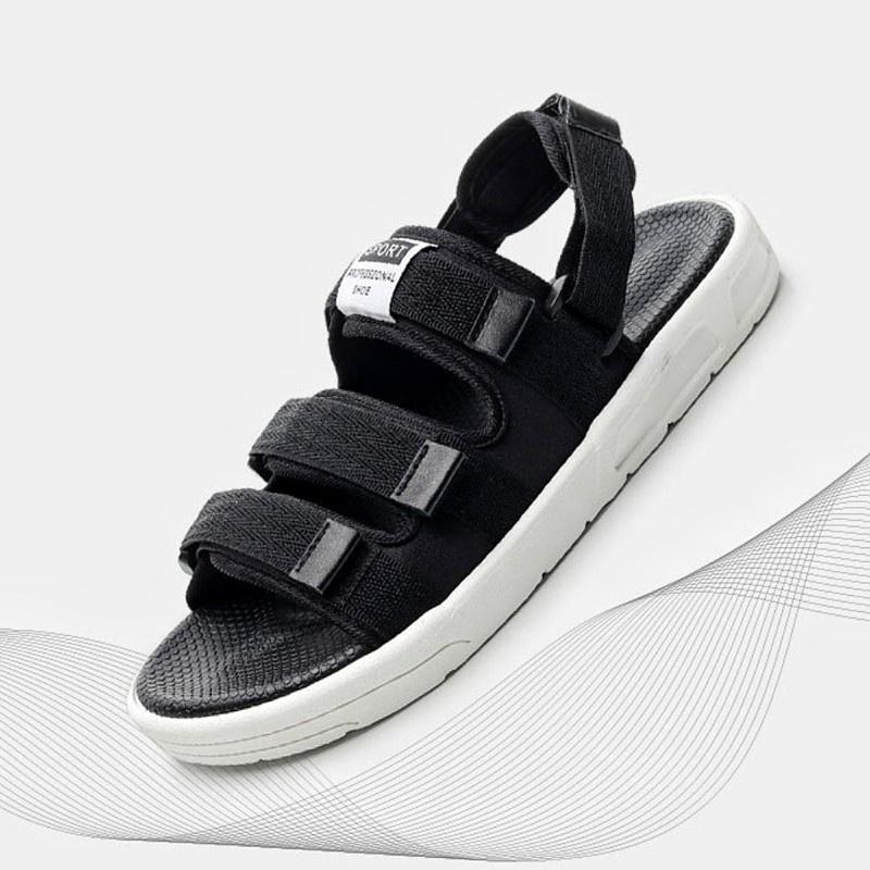 (Có 2 Màu) Sandal nữ nam 3 quai trơn cao cấp Fullsize 35-44 - dép quai hậu học sinh mới về