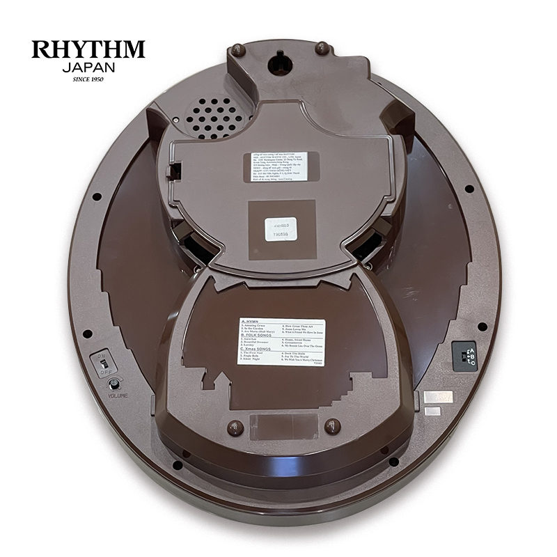 Đồng hồ Nhật Bản RHYTHM Magic Motion 4MH853WD06, Kt 34.5 x 41.0 x 8.7cm, 2.8kg, dùng PIN