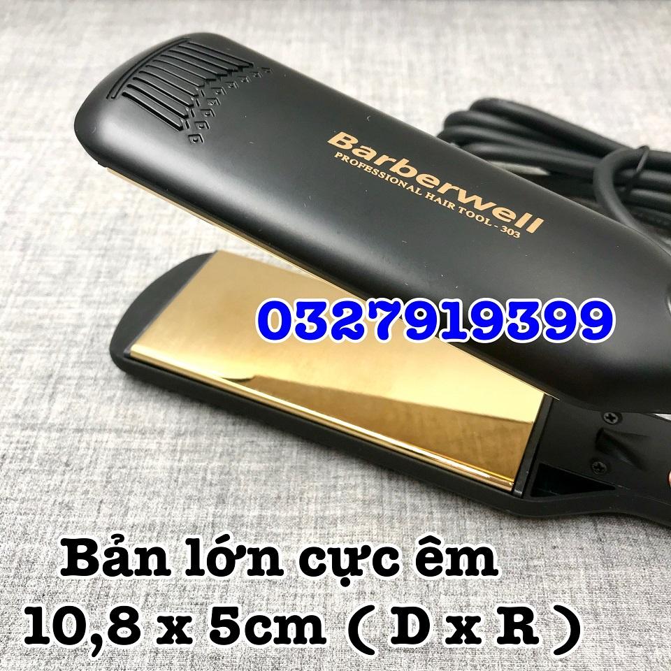 Máy duỗi tóc bản lớn cao cấp Barber 303 - bản 5cm
