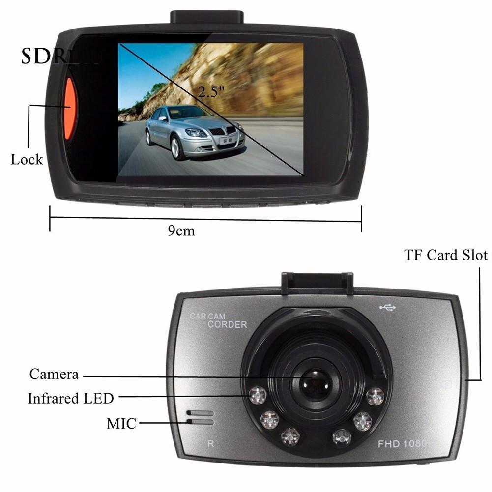 Camera hành trình DVR LCD 2.5" độ phân giải 1080P có cảm biến G và tầm nhìn ban đêm chất lượng cao