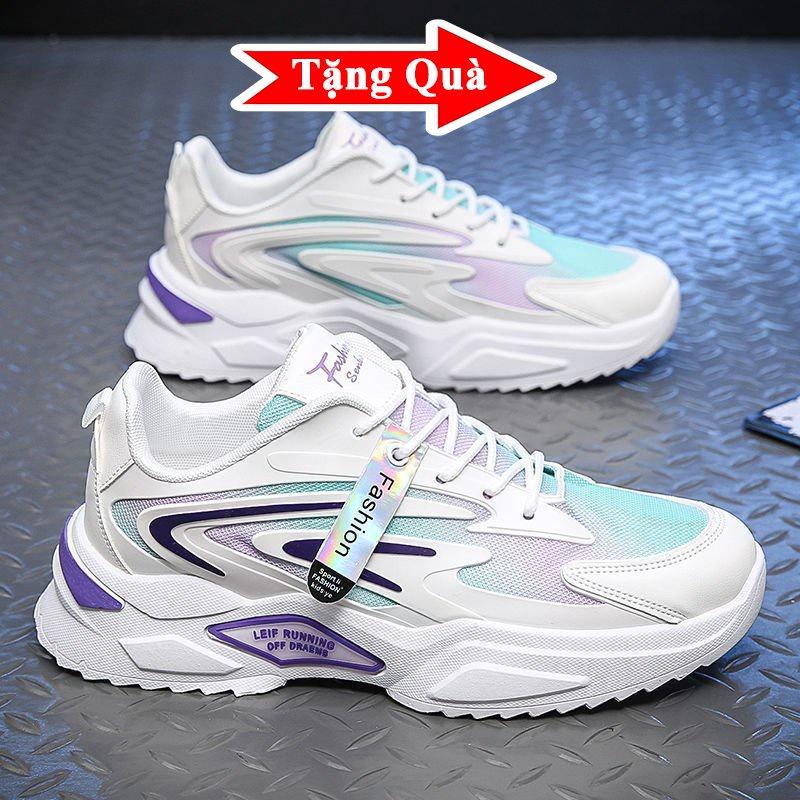 Giày Thể Thao Nam Mẫu Mới , Giày Sneaker Nam Tăng Chiều Cao 5cm - Phong Cách Trẻ Trung