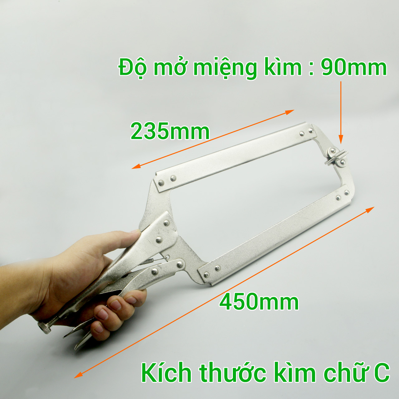 Kìm chữ C 18"