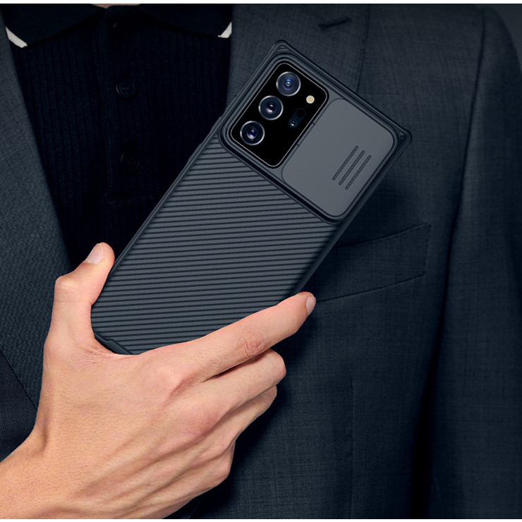 Ốp lưng chống sốc bảo vệ Camera cho SamSung Galaxy Note 20 Ultra hiệu Nillkin Camshield - Hàng chính hãng