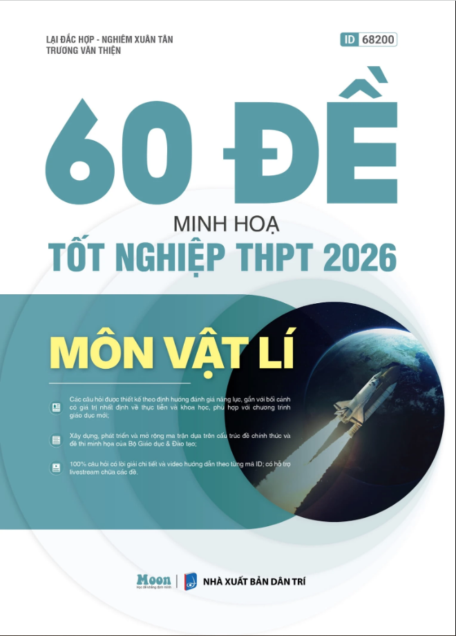 Sách - Bộ Đề Minh Họa Tốt Nghiệp THPT 2026 Các Môn (Combo/ Lẻ) - Moon