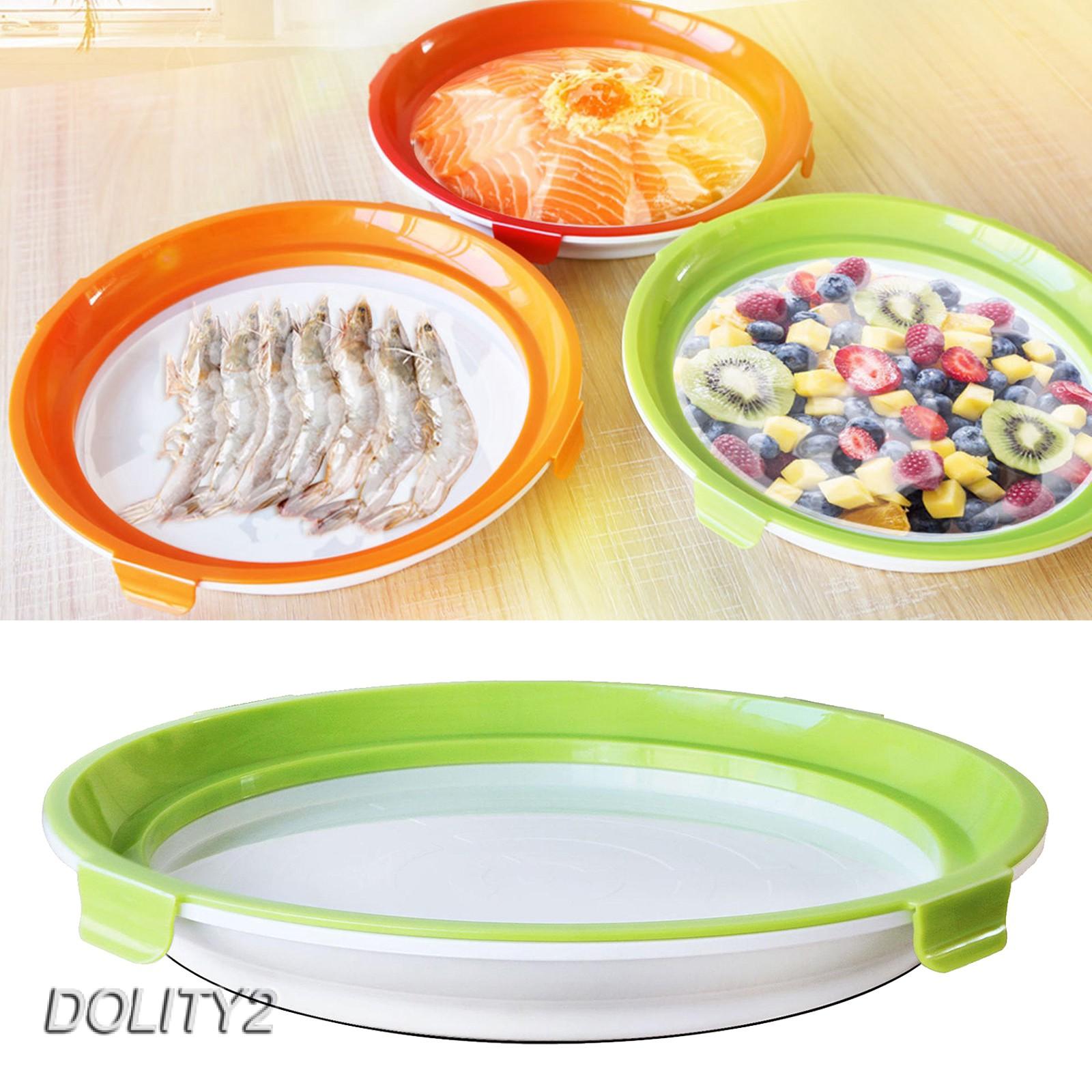 Khay Đựng Thức Ăn 2 Ngăn Tiện Lợi