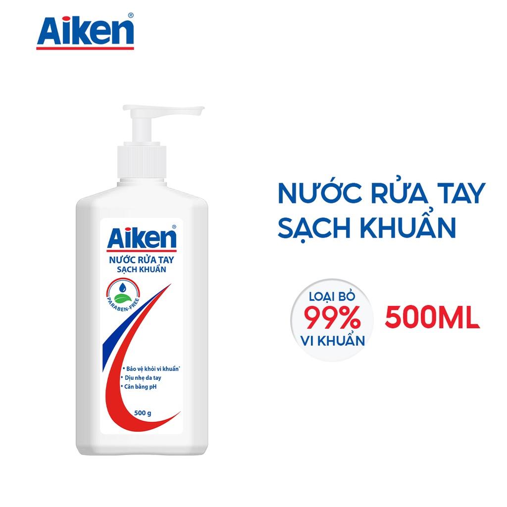 Combo gia đình sạch khuẩn chiết xuất bạc hà Aiken số 1