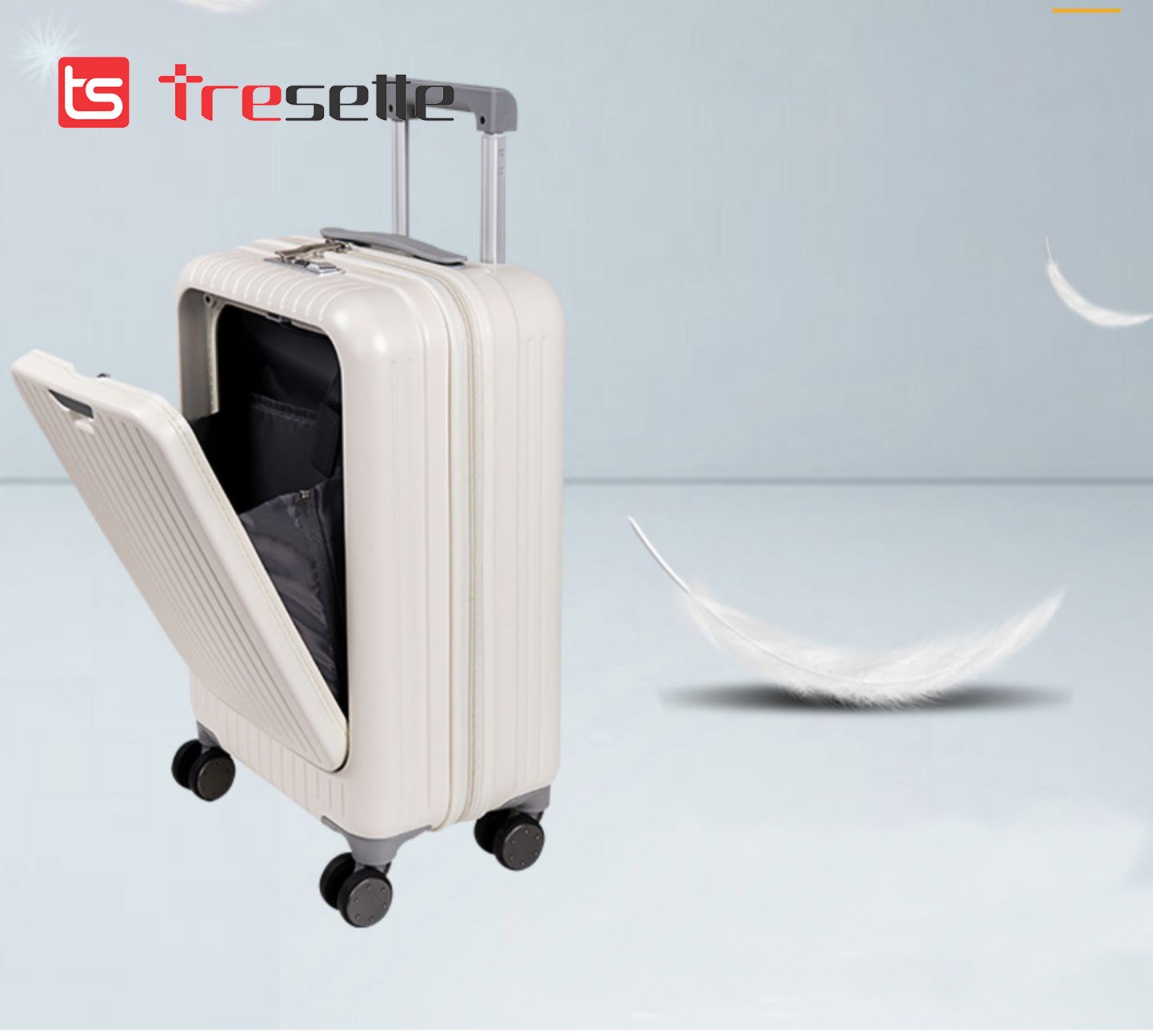BFQ2ST500KTL: giảm 8% cho đơn từ 500K Vali khóa kéo du lịch nhập khẩu Hàn Quốc Tresette 3789