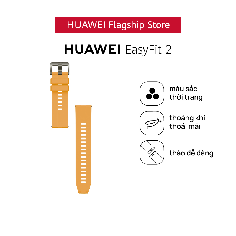 Dây Đeo HUAWEI EasyFit 2 (22mm) | Màu Sắc Thời Trang | Thoáng Khí Thoải Mái | Tháo Dễ Dàng | Hàng Chính Hãng