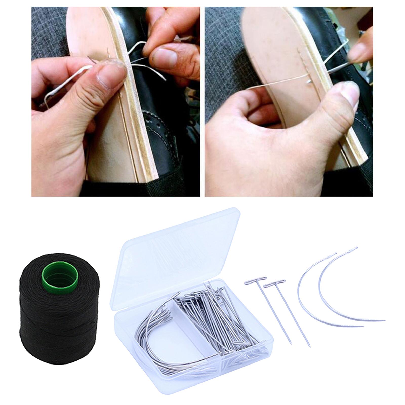 Wig Making Needle Carpet Leather Canvas Repair C Type J Curved Needles