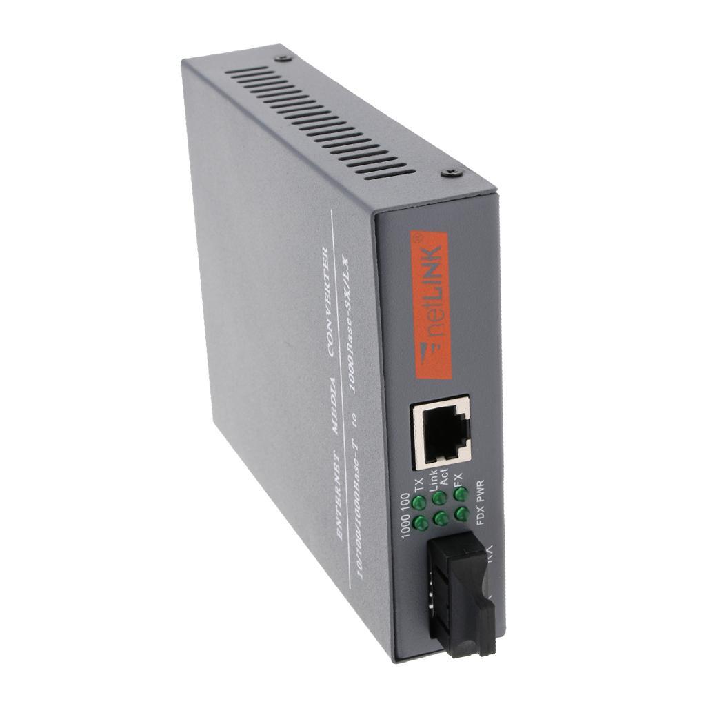 Gigabit Ethernet Media Converter Single-mode Dual SC Fiber Optic