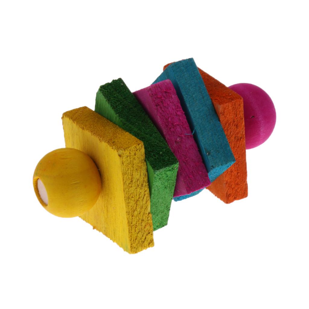Hanging Chew Toy Parrot Chewing Toy with a Bell Teeth Care Treat and Chew ##1